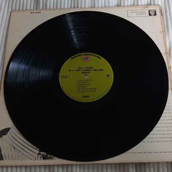 BILL COSBY IS A VERY FUNNY FELLOW RIGHT! 1963 VINYL RECORD LP - Picture 3 of 4